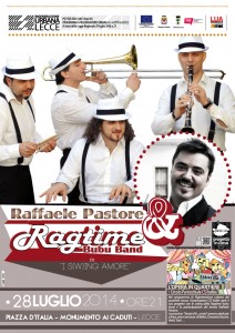 Concerto swing della Regetime Bubu Band & Raffaele Pastore